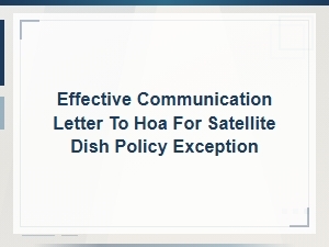 How to Request a Satellite Dish Exception From Your Hoa